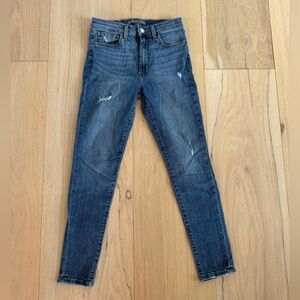 Joe’s Jeans Shaylee Denim Distressed Blue Jeans Size 27